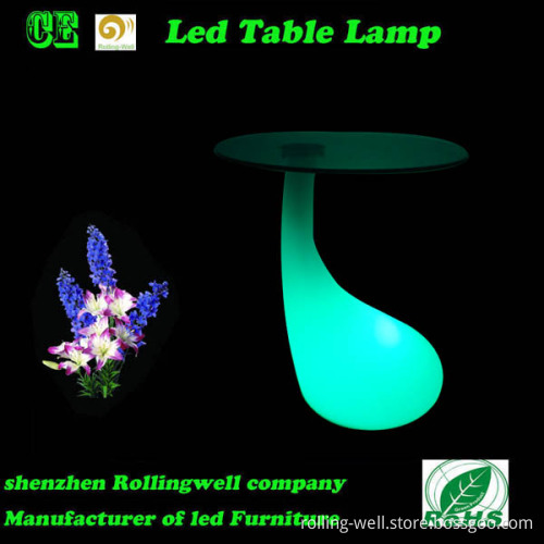 Modern Design LED Table with Glass